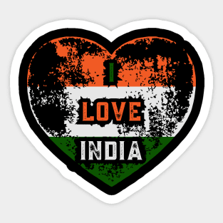 I Love India - India All Together Sticker